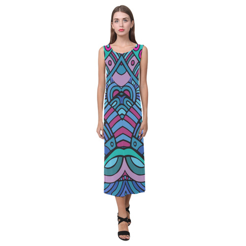 Ethnic2 Phaedra Sleeveless Open Fork Long Dress (Model D08)