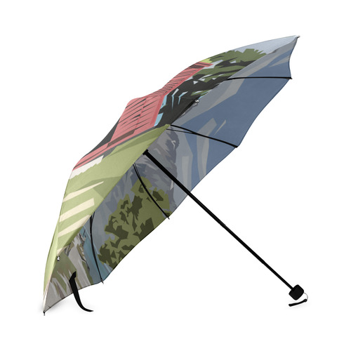 Glenorchy Wharf Umbrella Foldable Umbrella (Model U01)