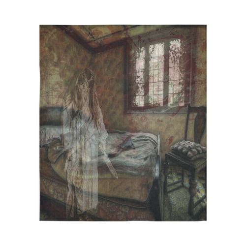 The Ghost in my House Cotton Linen Wall Tapestry 51"x 60"