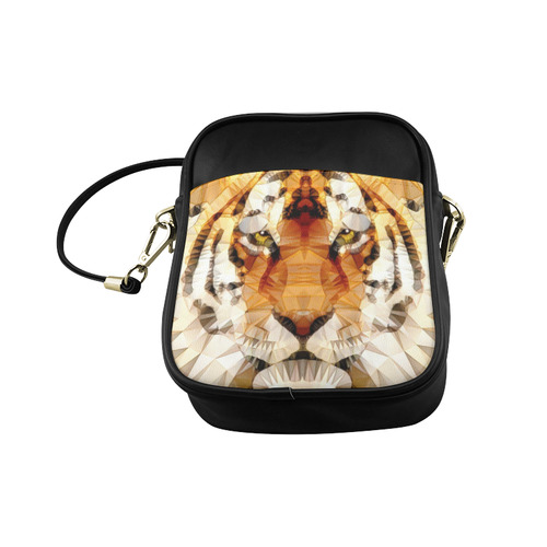 abstract tiger Sling Bag (Model 1627)