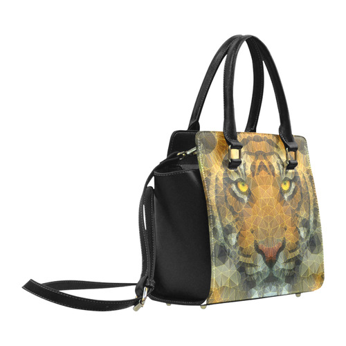 polygon tiger Classic Shoulder Handbag (Model 1653)