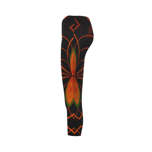 nEON pUNKIN pATCH 3 Capri Legging (Model L02)