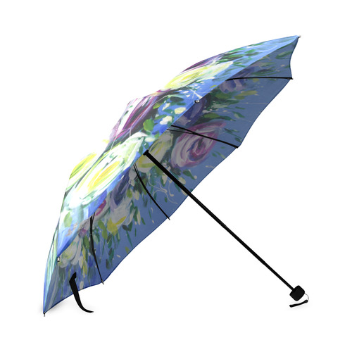 Spring bouquet umbrella Foldable Umbrella (Model U01)