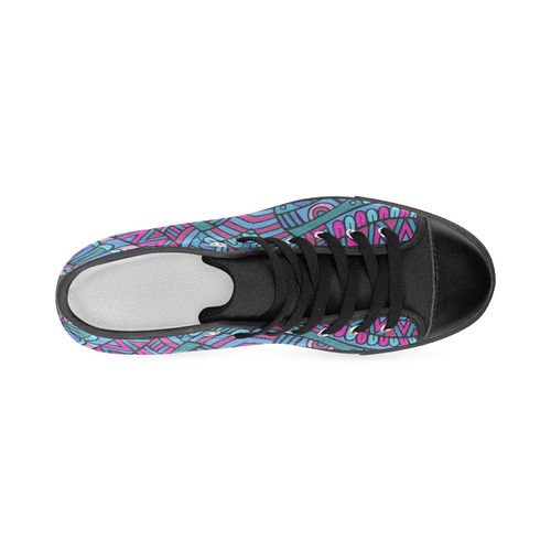 Ethnic2 Women's Classic High Top Canvas Shoes (Model 017)