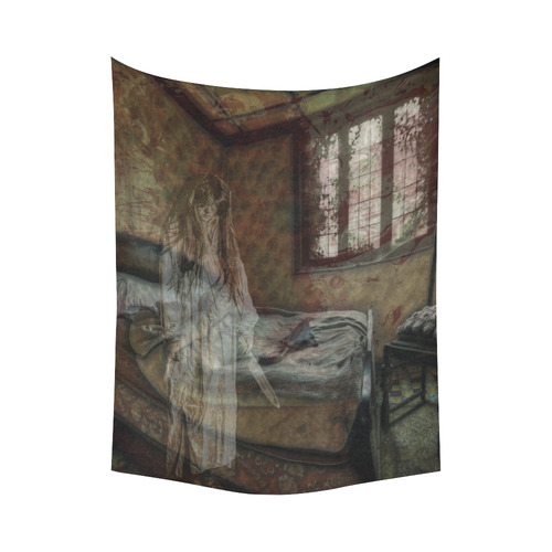 The Ghost in my House Cotton Linen Wall Tapestry 60"x 80"
