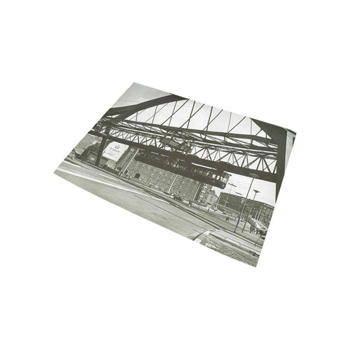 Wuppertal Schwebebahn Area Rug 5'3''x4'