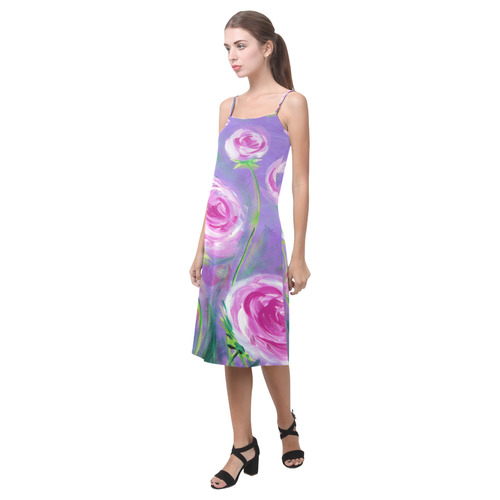 Peonies slip dress Alcestis Slip Dress (Model D05)