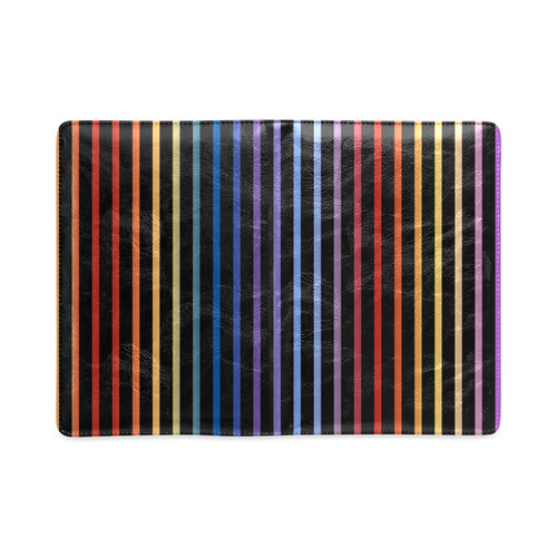 Narrow Flat Stripes Pattern Colored Custom NoteBook A5