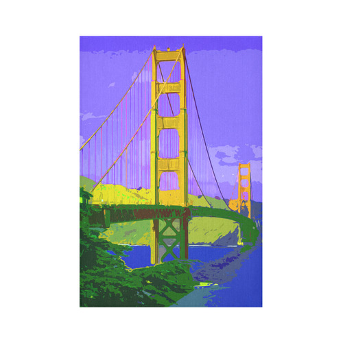 Golden_Gate_Bridge_20160909 Cotton Linen Wall Tapestry 60"x 90"