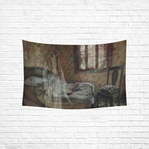 The Ghost in my House Cotton Linen Wall Tapestry 60"x 40"