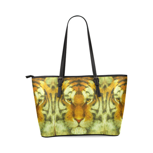 tiger Leather Tote Bag/Large (Model 1640)