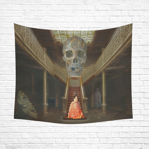 The Princess - A Ghoststory Cotton Linen Wall Tapestry 60"x 51"