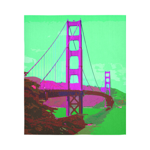 Golden_Gate_Bridge_20160902 Cotton Linen Wall Tapestry 51"x 60"