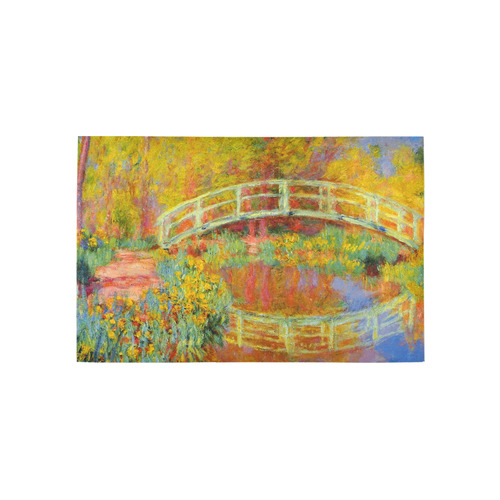 Monet Japanese Bridge Reflection Area Rug 5'x3'3''