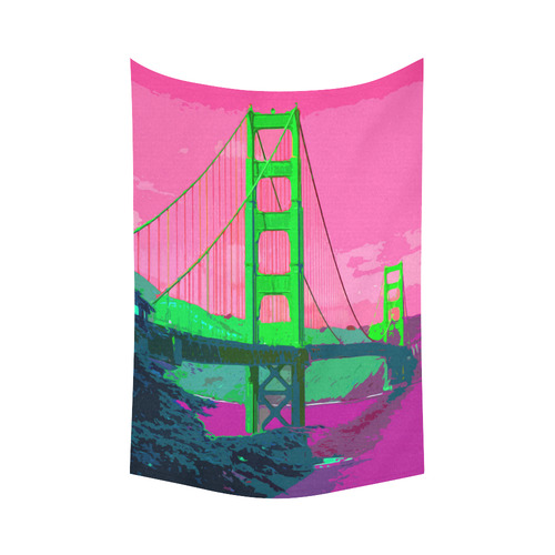 Golden_Gate_Bridge_20160907 Cotton Linen Wall Tapestry 60"x 90"
