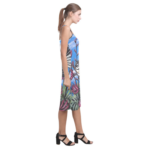 Fantail in Harakeke slip dress Alcestis Slip Dress (Model D05)