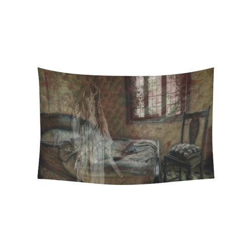 The Ghost in my House Cotton Linen Wall Tapestry 60"x 40"