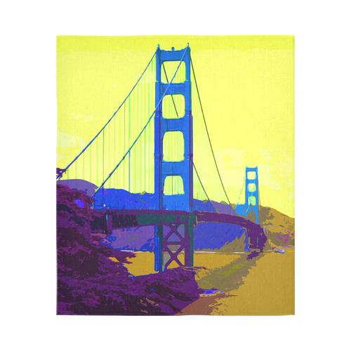 Golden_Gate_Bridge_20160904 Cotton Linen Wall Tapestry 51"x 60"