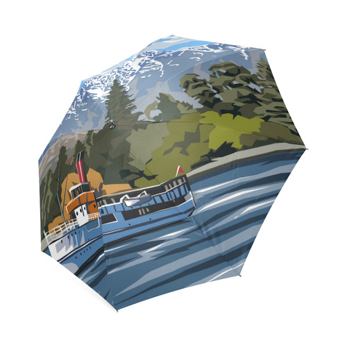 TSS Earnslaw umbrella Foldable Umbrella (Model U01)