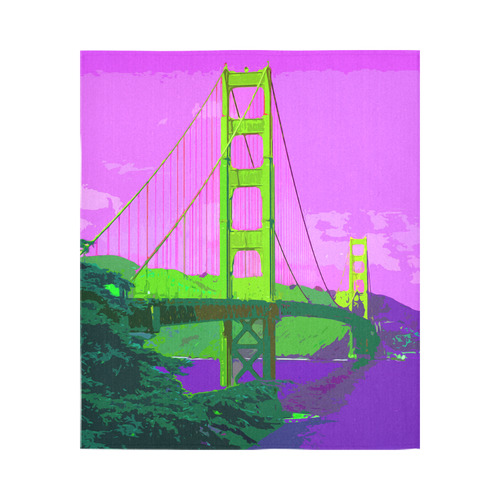 Golden_Gate_Bridge_20160908 Cotton Linen Wall Tapestry 51"x 60"