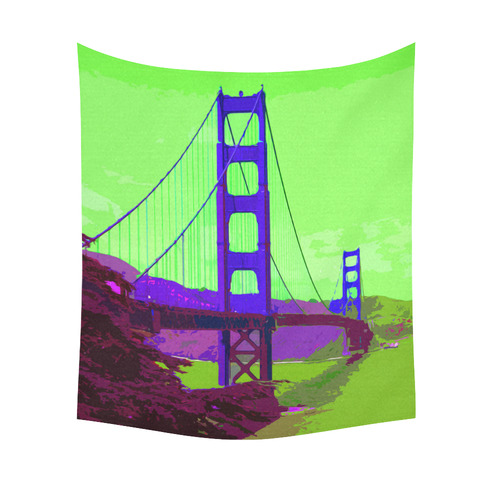 Golden_Gate_Bridge_20160903 Cotton Linen Wall Tapestry 51"x 60"