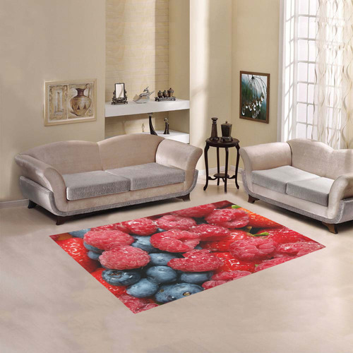 Berries Area Rug 5'3''x4'