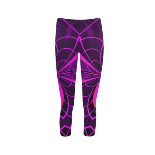 pINK N pURPLE pUZZLE 2 Capri Legging (Model L02)