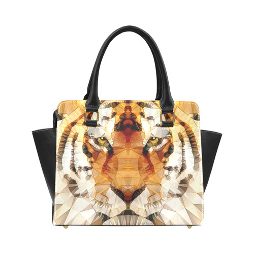 abstract tiger Classic Shoulder Handbag (Model 1653)