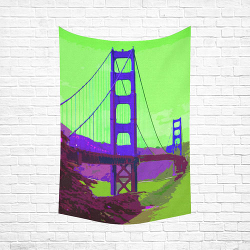 Golden_Gate_Bridge_20160903 Cotton Linen Wall Tapestry 60"x 90"