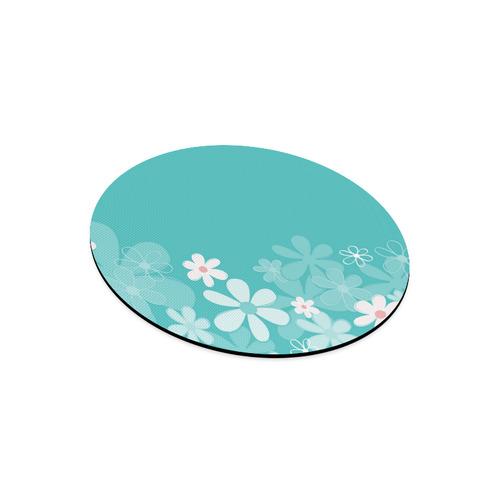 Mouse pad in OLD ROUNDED hand-drawn floral style : Perfect Gift idea / Floral edition 2016 Round Mousepad