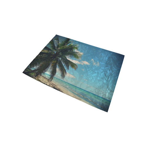 Caribbean Blue Area Rug 5'3''x4'