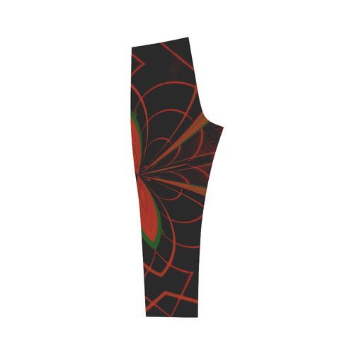 nEON pUNKIN pATCH Capri Legging (Model L02)