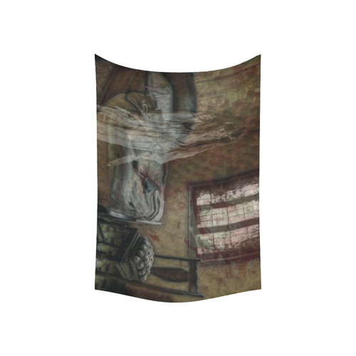 The Ghost in my House Cotton Linen Wall Tapestry 60"x 40"