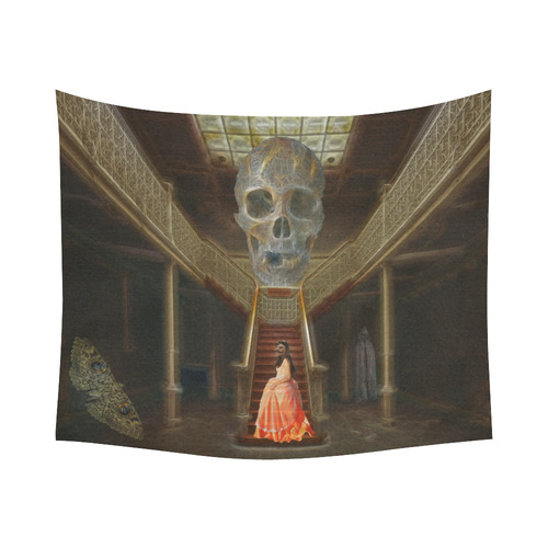 The Princess - A Ghoststory Cotton Linen Wall Tapestry 60"x 51"