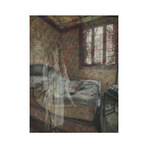 The Ghost in my House Cotton Linen Wall Tapestry 60"x 80"