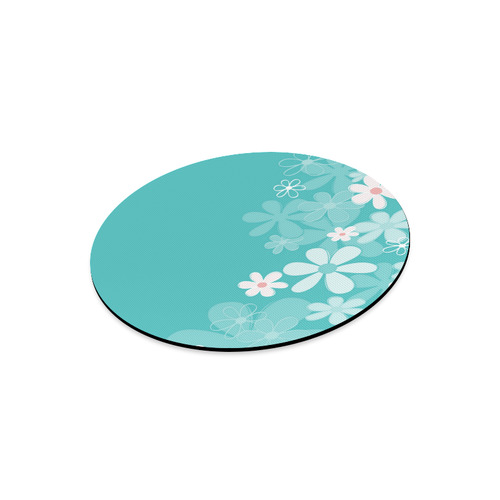 Mouse pad in OLD ROUNDED hand-drawn floral style : Perfect Gift idea / Floral edition 2016 Round Mousepad