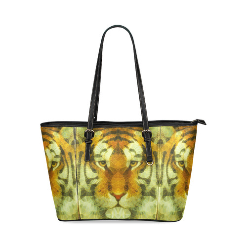 tiger Leather Tote Bag/Large (Model 1640)