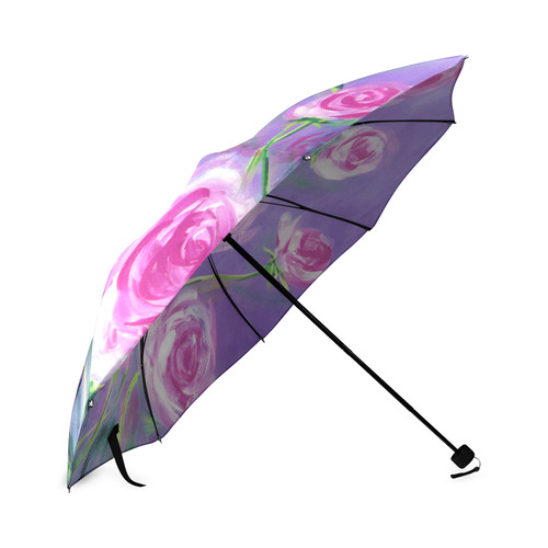 Peonies Umbrella Foldable Umbrella (Model U01)