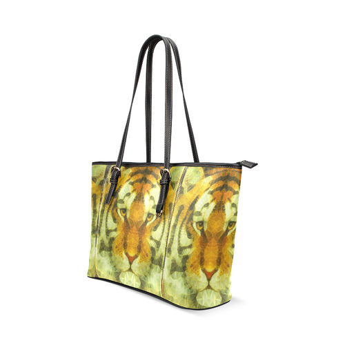 tiger Leather Tote Bag/Large (Model 1640)