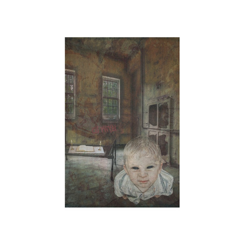 Room 13 - The Boy Cotton Linen Wall Tapestry 40"x 60"