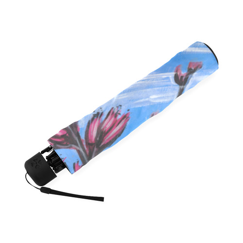 Fantail in Harakeke Foldable Umbrella (Model U01)