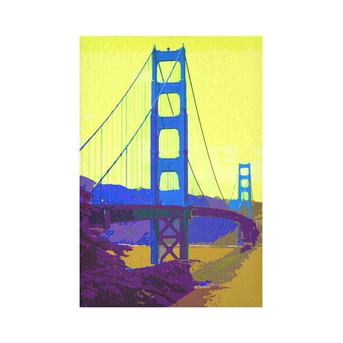 Golden_Gate_Bridge_20160904 Cotton Linen Wall Tapestry 60"x 90"
