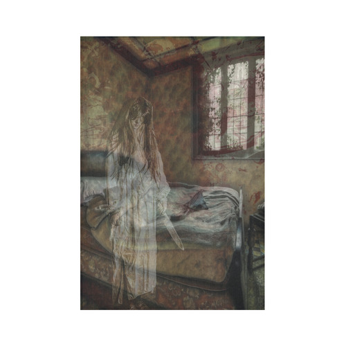 The Ghost in my House Cotton Linen Wall Tapestry 60"x 90"