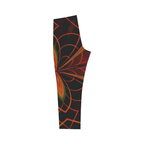 nEON pUNKIN pATCH 3 Capri Legging (Model L02)