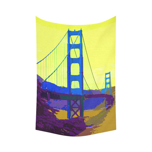 Golden_Gate_Bridge_20160904 Cotton Linen Wall Tapestry 60"x 90"