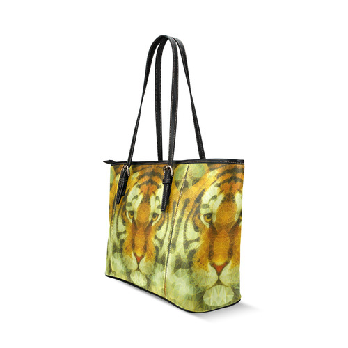 tiger Leather Tote Bag/Large (Model 1640)