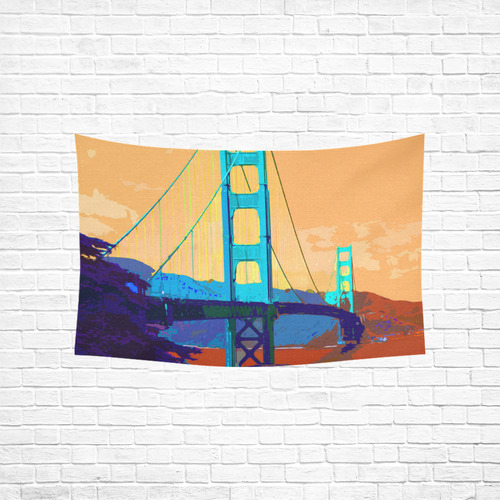 Golden_Gate_Bridge_20160905 Cotton Linen Wall Tapestry 60"x 40"
