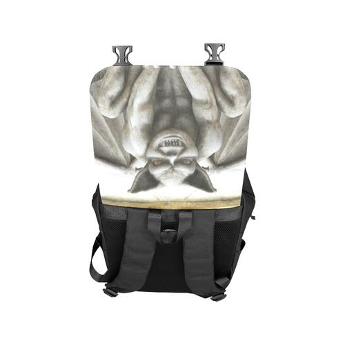 Grotesque Gargoyle with Red Eyes Casual Shoulders Backpack (Model 1623)