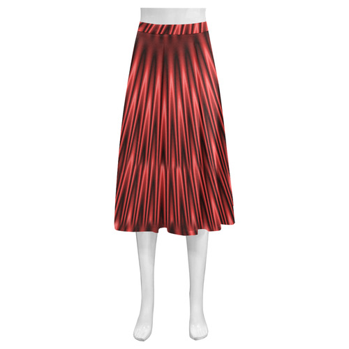 Red Lagoon Mnemosyne Women's Crepe Skirt (Model D16)