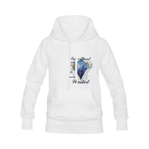 Time spent with your cat Men's Classic Hoodies (Model H10)